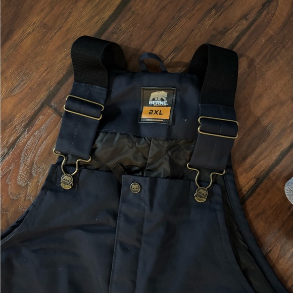 Men's Navy Blue Bib Overalls NWT 2X - Picture 4 of 8